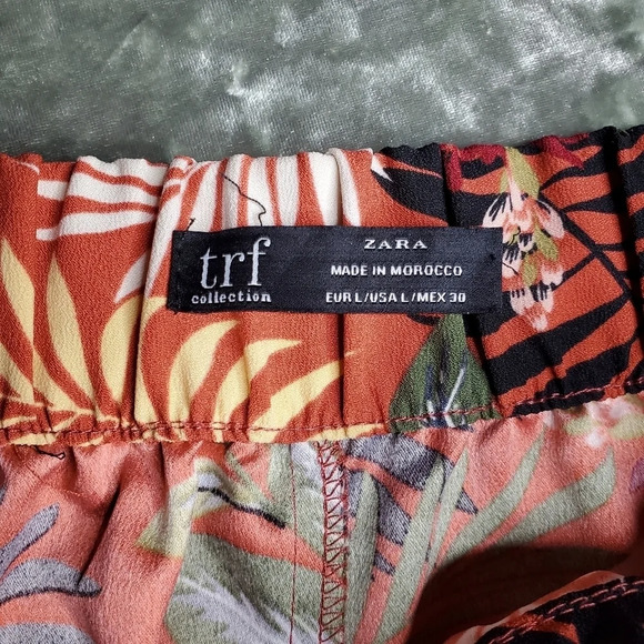 Zara Floral Front Tie Shorts - Picture 3 of 7